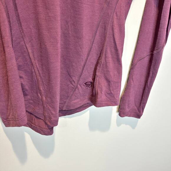 Mountain Hard Wear Purple Long Sleeve Merino Wool Base Layer - size Medium - Picture 4 of 6